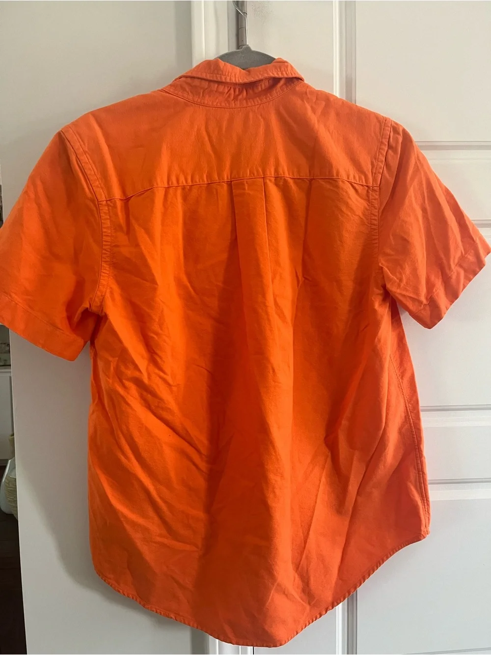 Ralph Lauren Bright Orange Short-Sleeve Button-Down Shirt